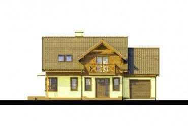 Проект дома по каркасной технологии 110/150. Фасады, планировки(анонс).