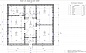 Проект одноэтажного каркасного дома  бесплатно № 92/18. Планировка.